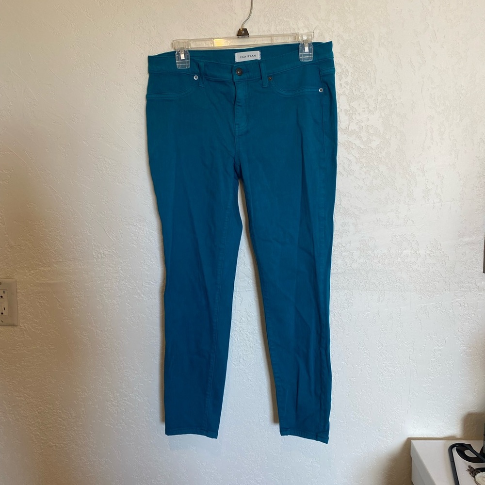 Beautiful turquoise jeans